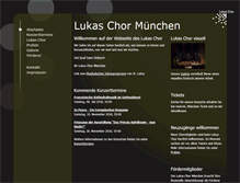 Tablet Screenshot of lukas-chor.de